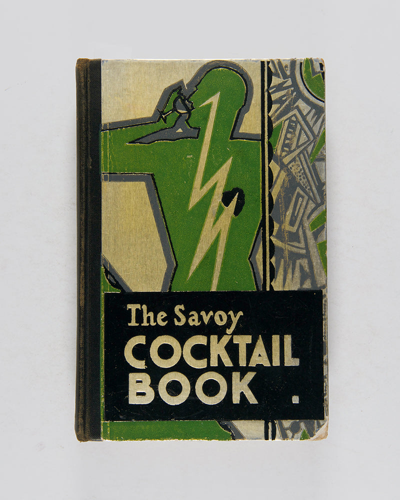A handosme copy of The Savoy Cocktail Book by Harry Craddock. 