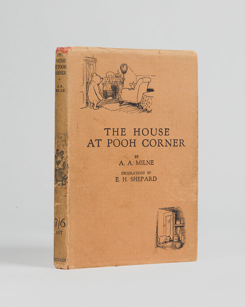 A lovely first edition of The House at Pooh Corner by A.A. Milne.