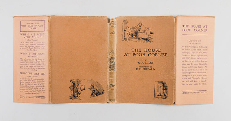 A lovely first edition of The House at Pooh Corner by A.A. Milne.