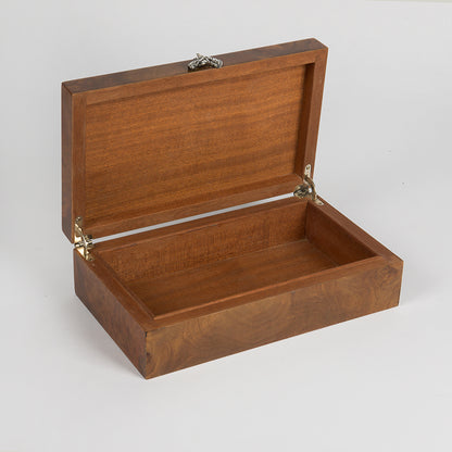 A very handsome Polo themed cigarette or cigar box with multiple uses for the non-smoker, with a pair of applied silver-plated polo mallets and helmet mounted on the lid 