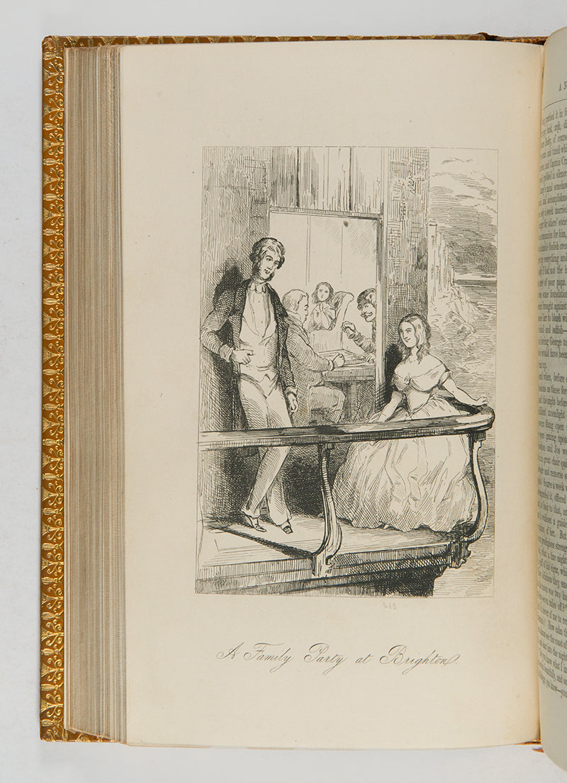 A first edition of William Makepeace Thackeray's seminal novel, Vanity Fair.