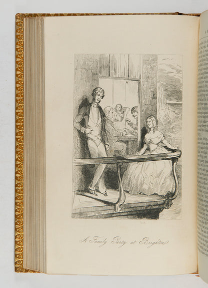 A first edition of William Makepeace Thackeray's seminal novel, Vanity Fair.