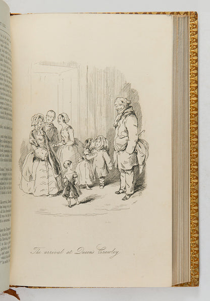A first edition of William Makepeace Thackeray's seminal novel, Vanity Fair.