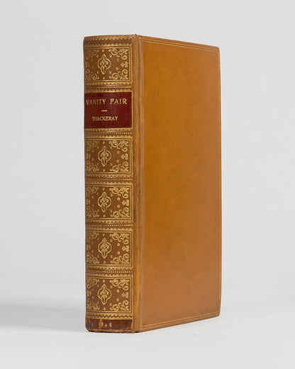 A first edition of William Makepeace Thackeray's seminal novel, Vanity Fair.
