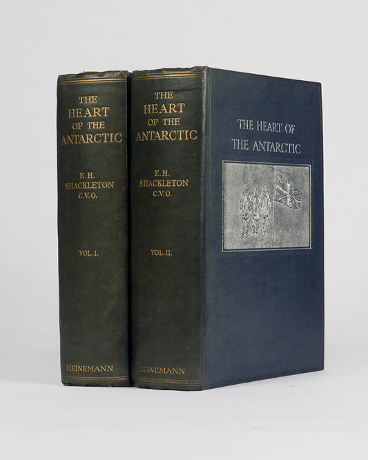 First edition of The Heart of the Antarctic by Ernest Shackleton, the Nimrod expedition and Shackleton's first.