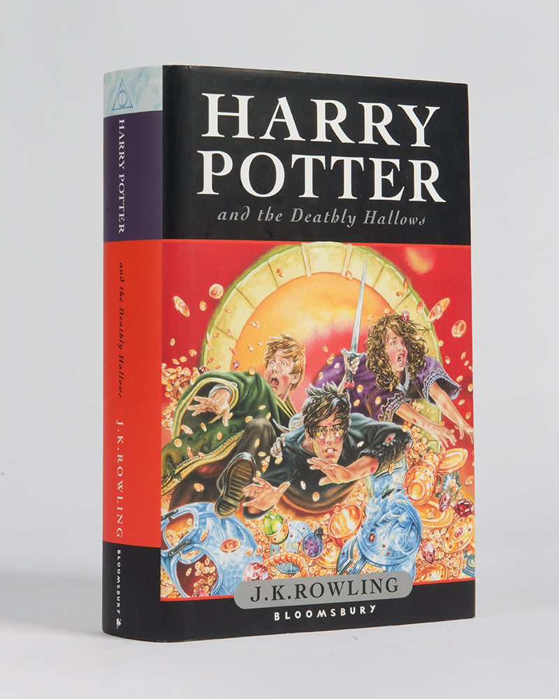 A first edition of the final Harry Potter book by J.K. Rowling.