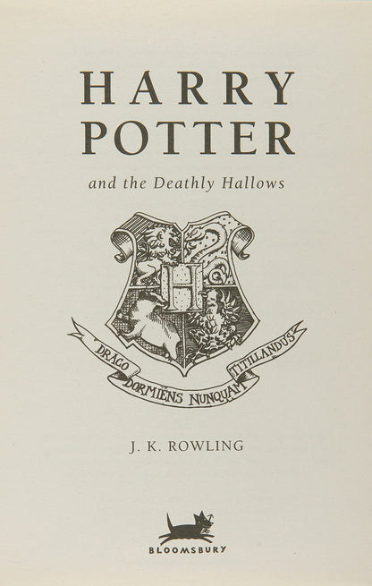 A first edition of the final Harry Potter book by J.K. Rowling.