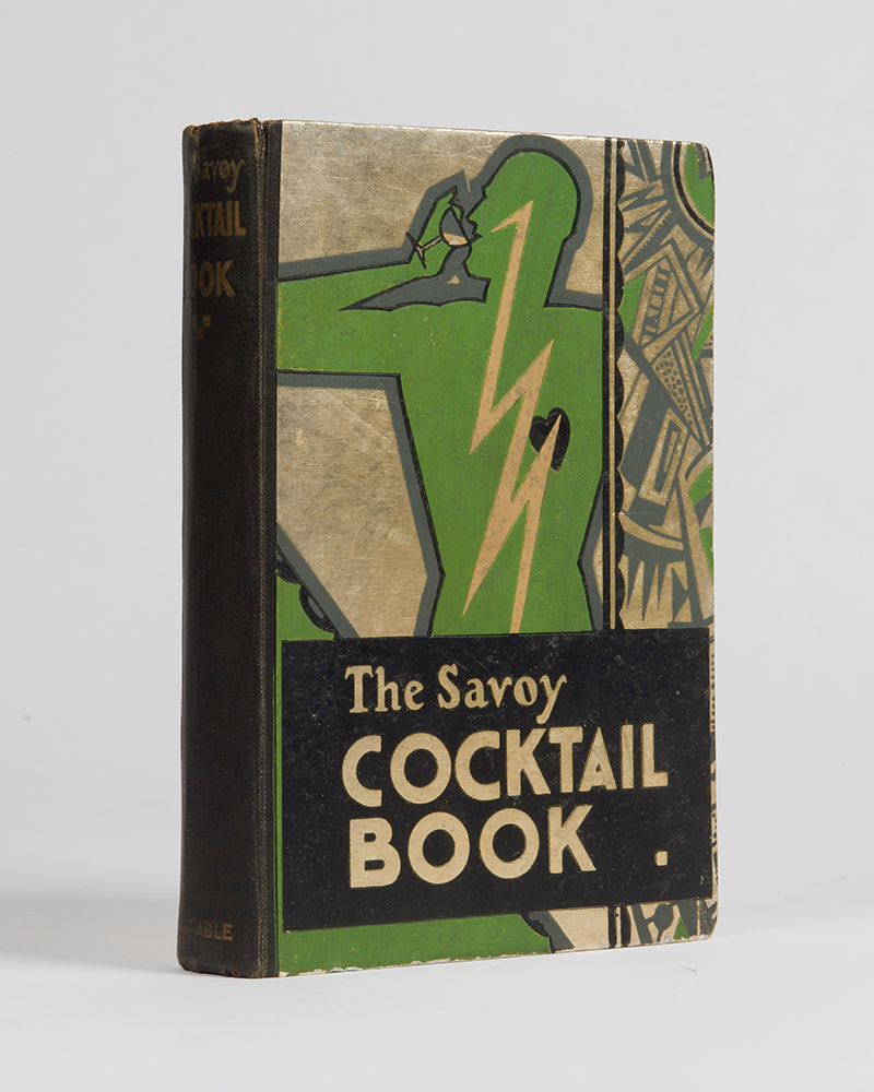 A first edition of the Art Deco classic, Harry Craddock's Savoy Cockatil Book.
