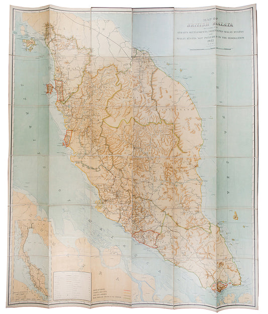 Map of British Malaya