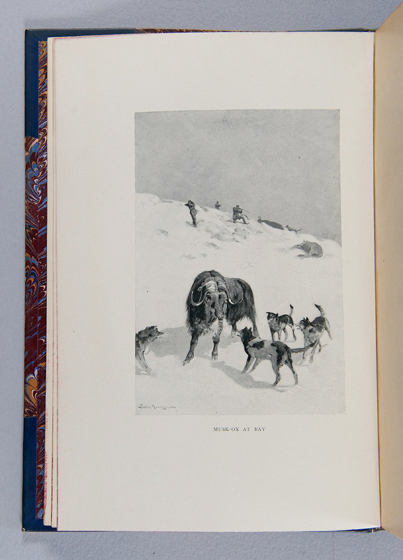 First edition of On Snow-Shoes to the Barren Grounds by Caspar Whitney, a handsomely bound copy of this account of hunting around Hudson's Bay.