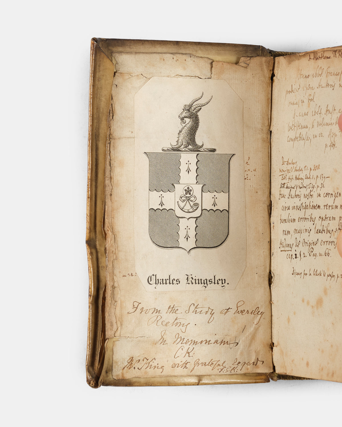 A handsome pocket-edition of the King James Bible in nineteenth-century purple calf