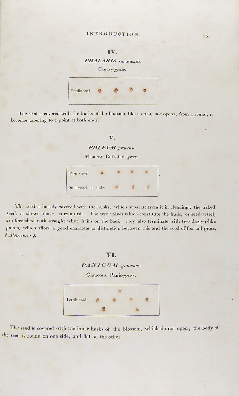 A handsomely bound set of the first ten volumes of the <em>Transactions of the Horticultural Society.</em>