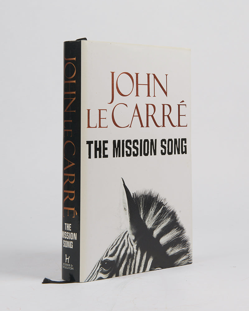 A signed first edition of The Mission Song by John le Carré.