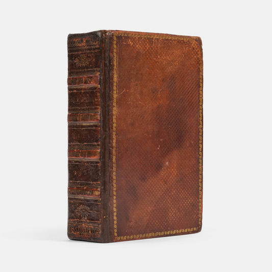 A pleasing octavo edition of the King James Bible, ruled in red throughout and bound with The Book of Common Prayer and The Whole Book of the Psalmes