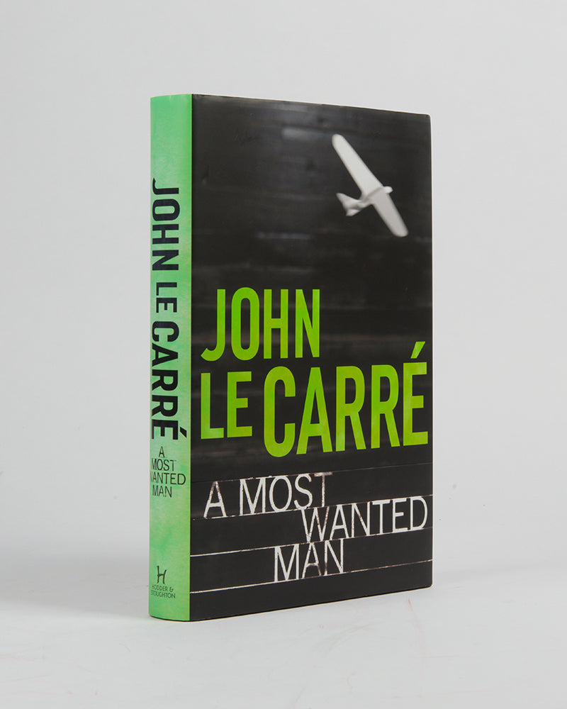 A handsome, signed first edition of A Most Wanted Man by John le Carré.