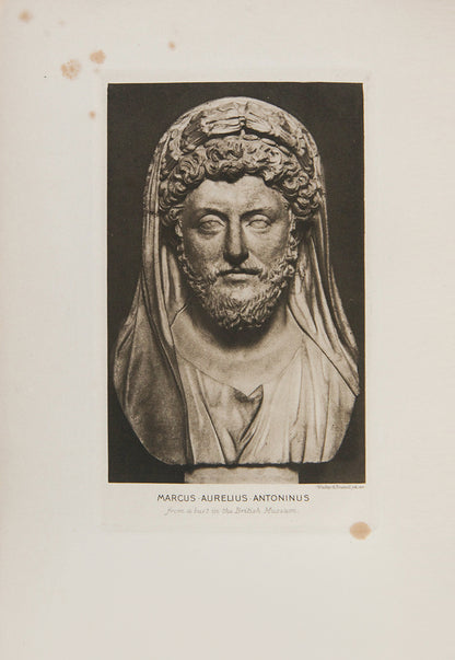 A finely pritned example of the Meditations of Roman Emperor Marcus Aurelius, translated by George Long