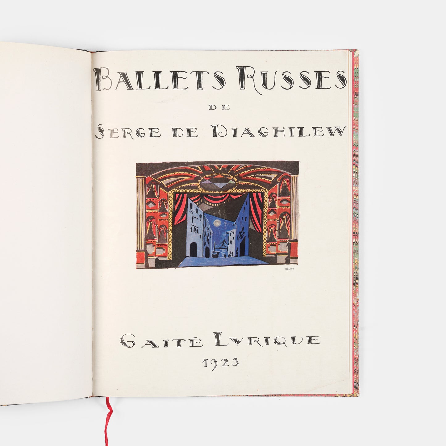 A finely bound collection of Ballets Russes programmes and souvenir publications.