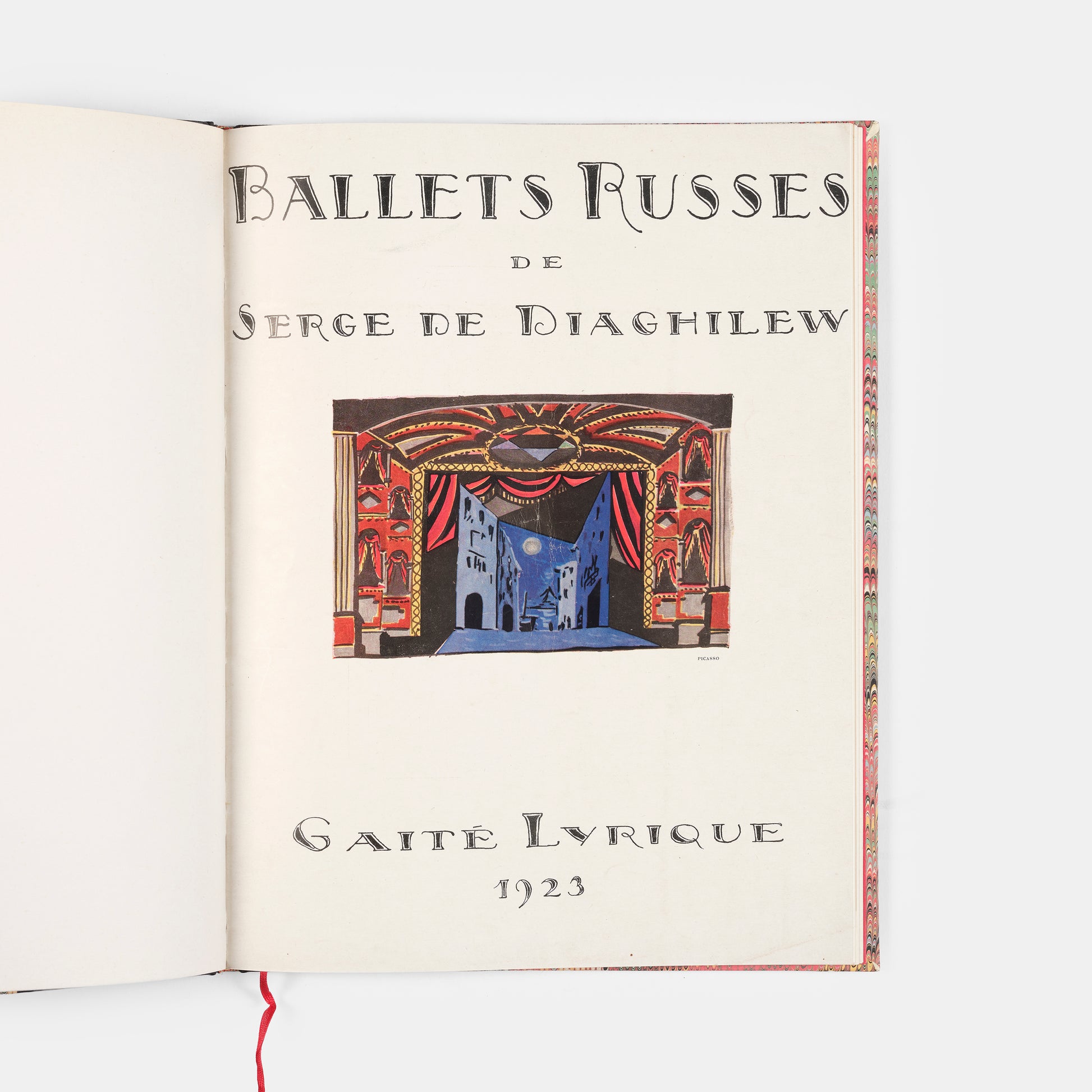 A finely bound collection of Ballets Russes programmes and souvenir publications.