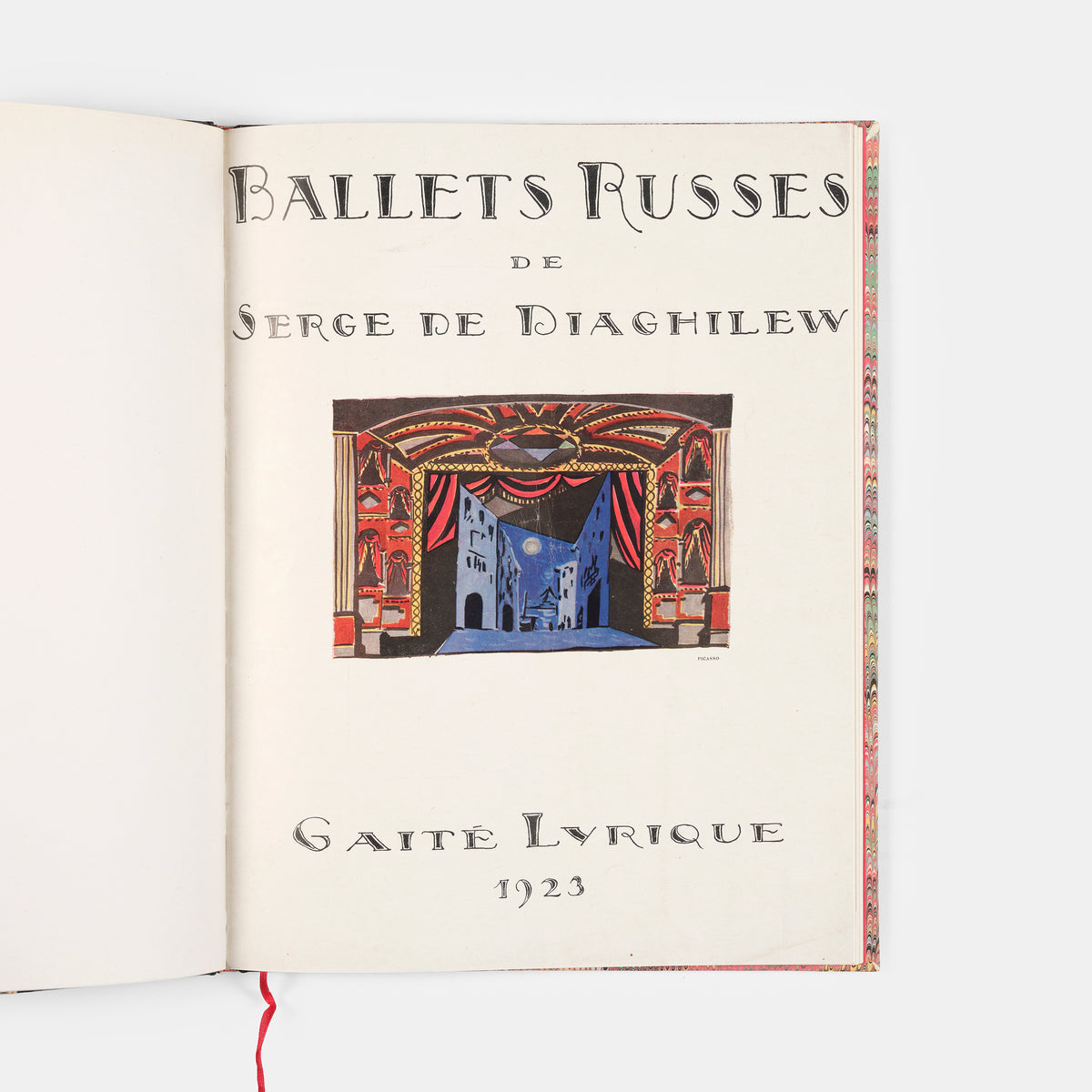 A finely bound collection of Ballets Russes programmes and souvenir publications.
