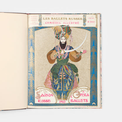 A finely bound collection of Ballets Russes programmes and souvenir publications.
