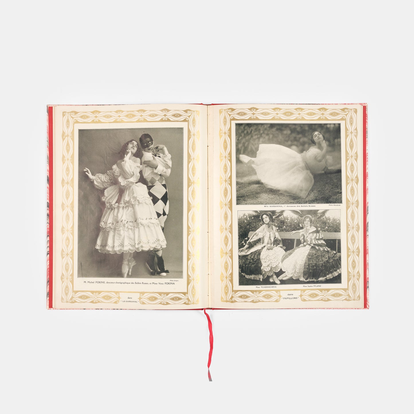 A finely bound collection of Ballets Russes programmes and souvenir publications.