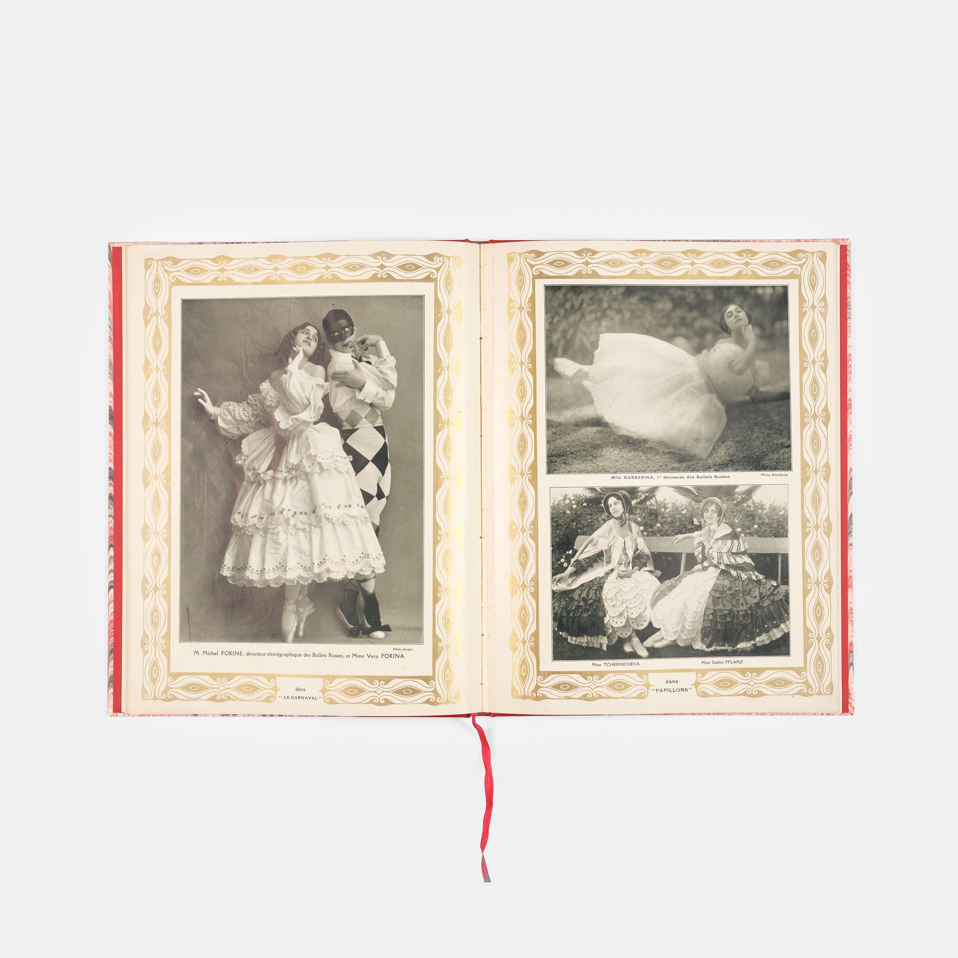 A finely bound collection of Ballets Russes programmes and souvenir publications.