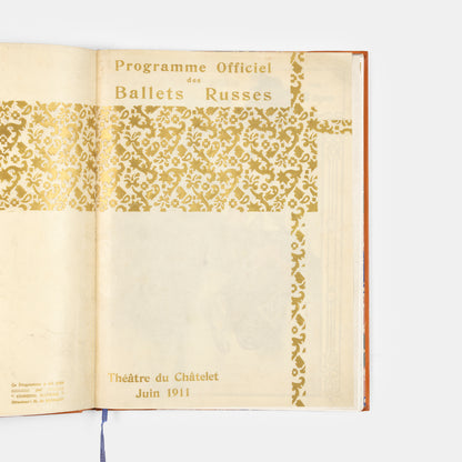A finely bound collection of Ballets Russes programmes and souvenir publications.