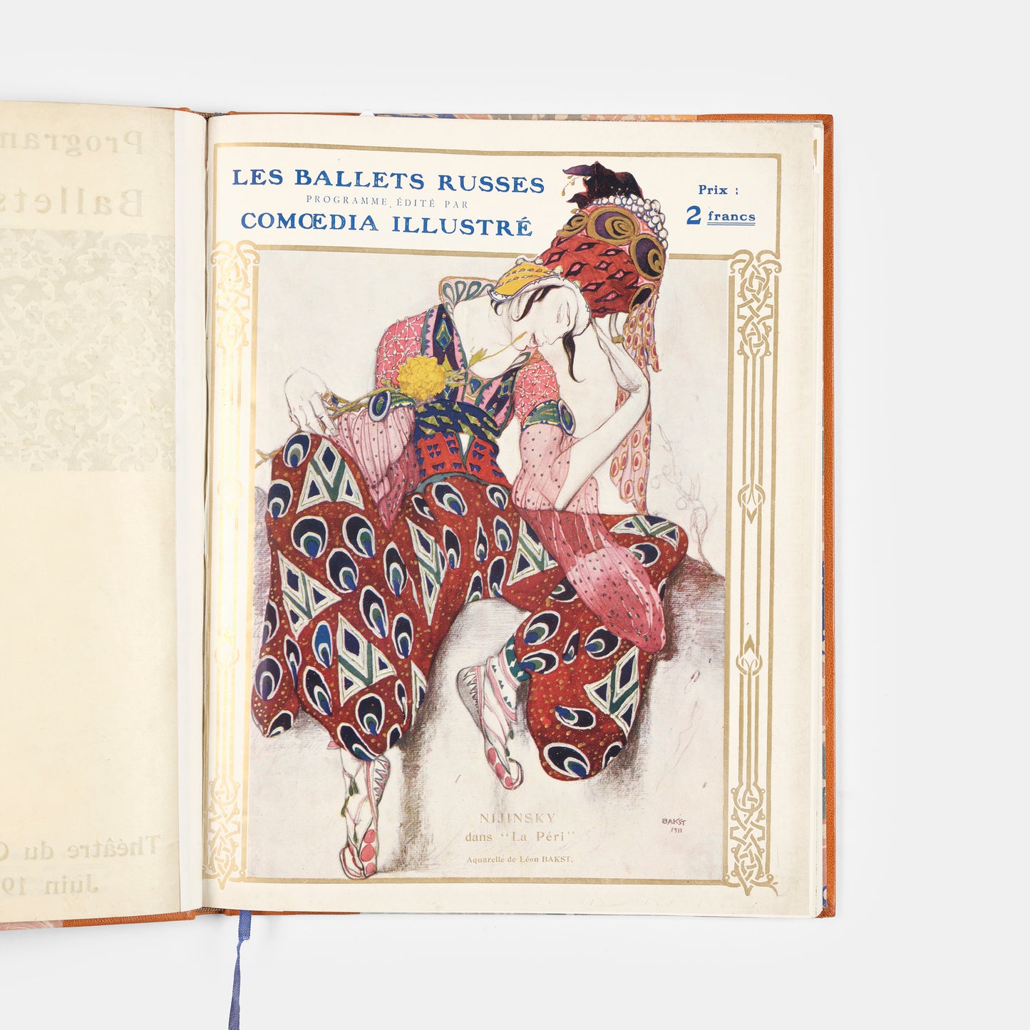 A finely bound collection of Ballets Russes programmes and souvenir publications.