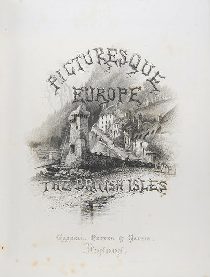 A handsome 5-volume set of Bayard Taylor's illustrated guide to Europe