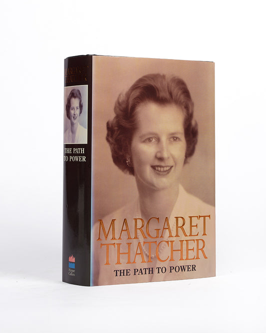 A first edition of Margaret Thatcher's autobiography The Path to Power, signed by Lady Thatcher on the title page