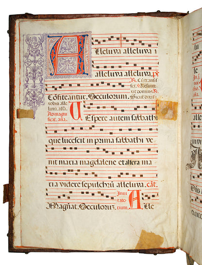 A rare Spanish Carthusian antiphonal dating from the early 17th century. 