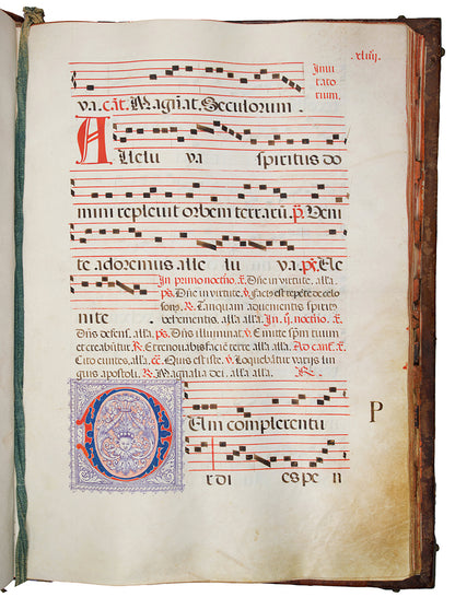 A rare Spanish Carthusian antiphonal dating from the early 17th century. 