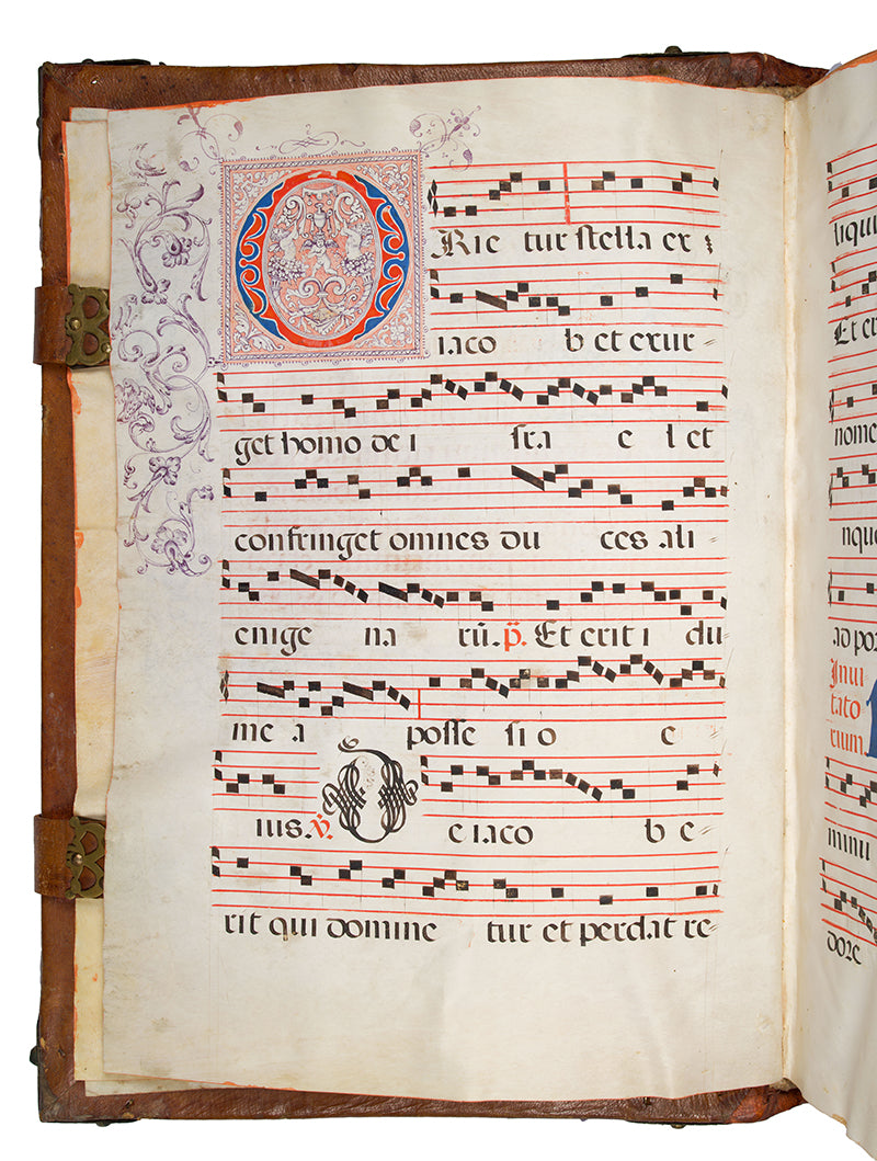 A rare Spanish Carthusian antiphonal dating from the early 17th century. 