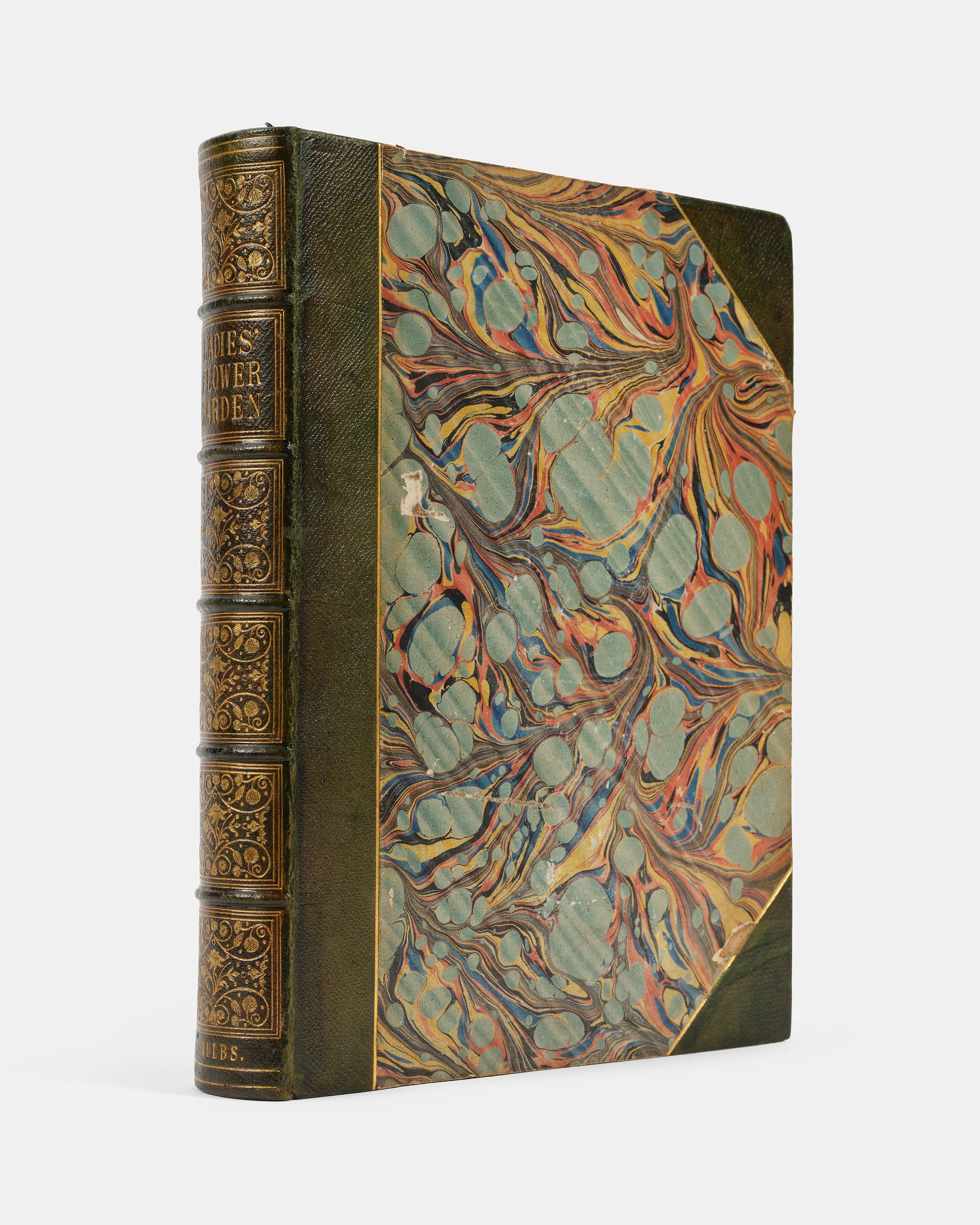 First edition of Jane Loudon's The Ladies' Flower-Garden of Ornamental Bulbous Plants, handsomely bound by Wareing Webb of Liverpool.