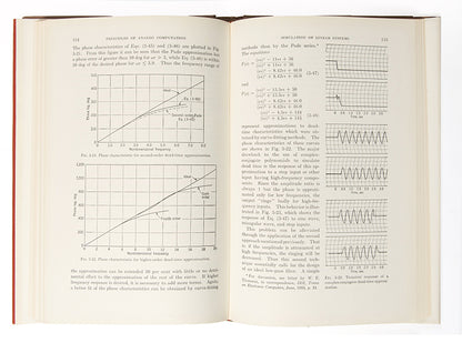 First edition and an unusually lovely copy of the important 1959 textbook Principles of Analog Computers by George Smith and Roger Wood.