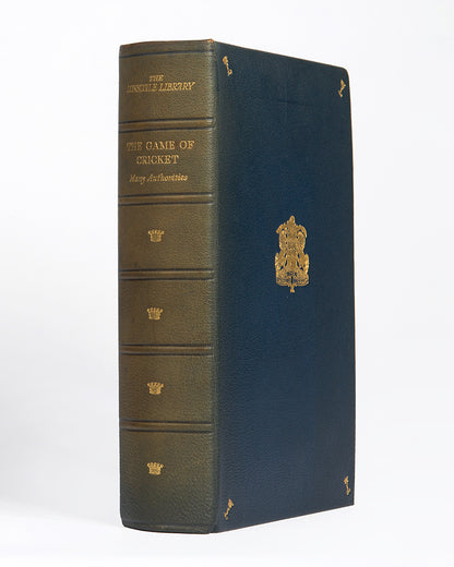 An excellent, deluxe edition of The Game of Cricket from 1930, featuring 41 plates as well as contributions from cricketers such as Douglas (D.R.) Jardine, Evelyn (E.G.) Martin and Walter (W.B.) Franklin. 