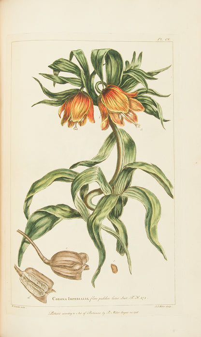 First edition of Philip Miller's Figures of the Most Beautiful, Useful and Uncommon Plants, one the most decorative botanical works of the eighteenth century. 