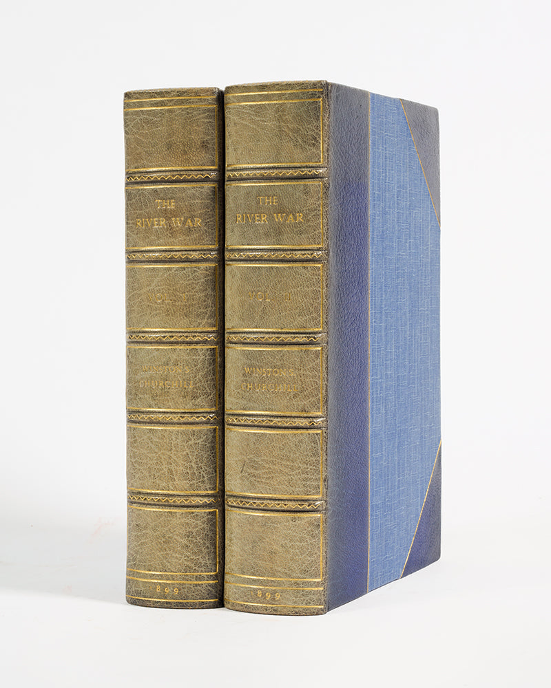 A first edition of The River War by Winston Churchill.