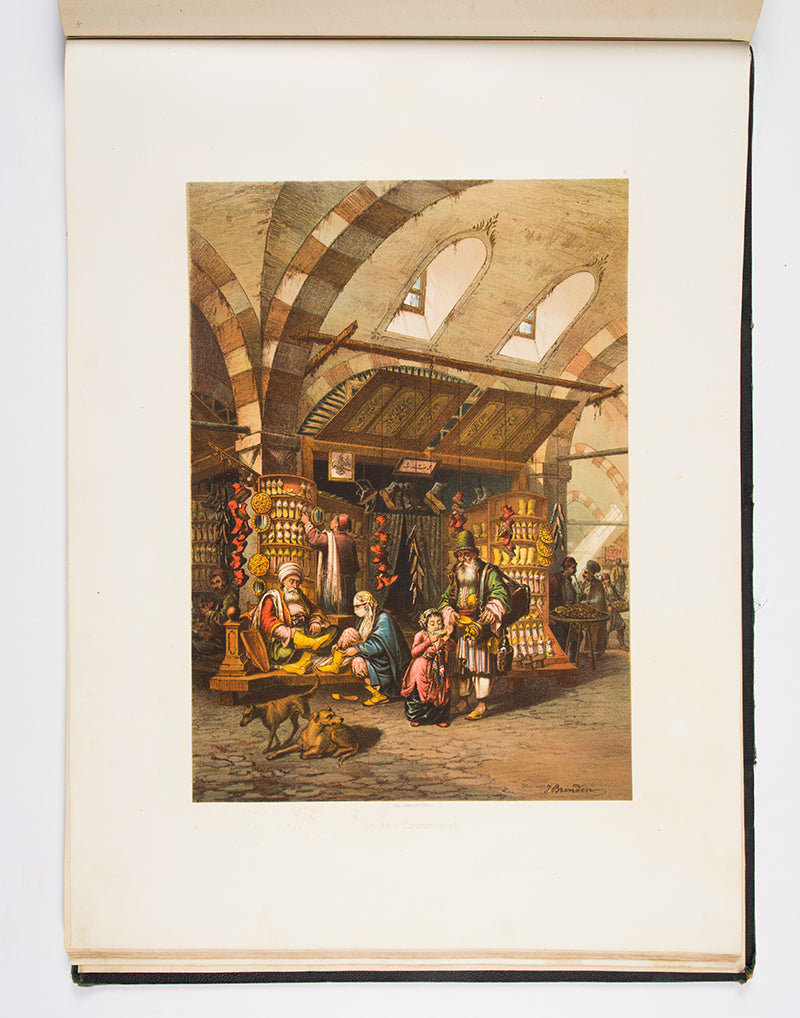 First edition of Brindesi's Souvenirs de Constantinople in excellent condition and in the original cloth, an important set of views of the Ottoman Empire.
