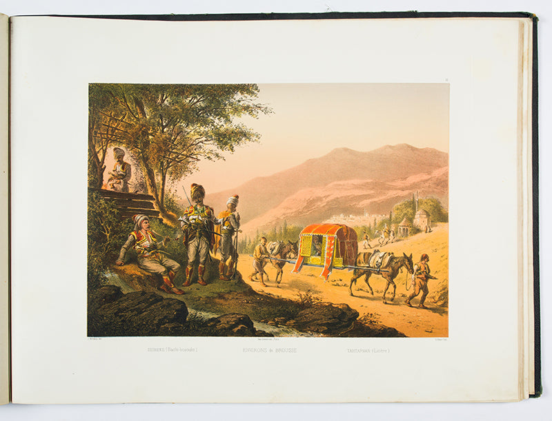 First edition of Brindesi's Souvenirs de Constantinople in excellent condition and in the original cloth, an important set of views of the Ottoman Empire.