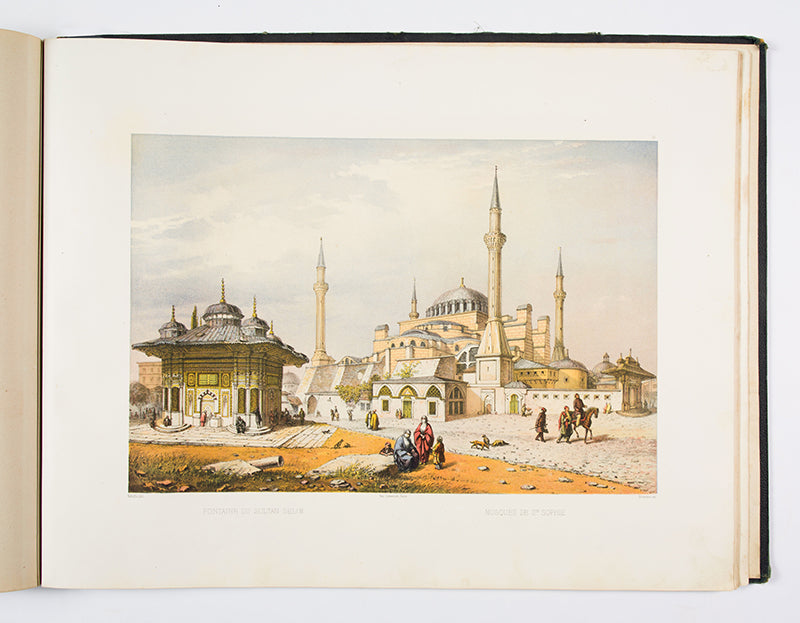 First edition of Brindesi's Souvenirs de Constantinople in excellent condition and in the original cloth, an important set of views of the Ottoman Empire.