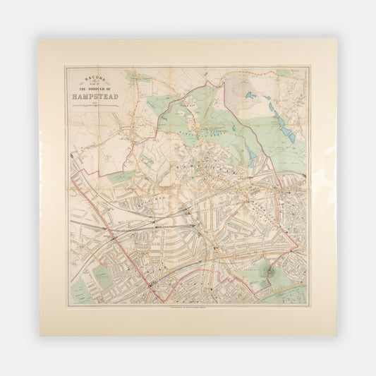 Bacon's Plan of the Borough of Hampstead.