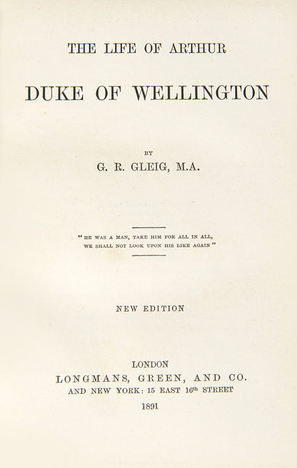 This revised edition from 1891 was bound for the Bedford Modern School and features their armorial and bookplate. 