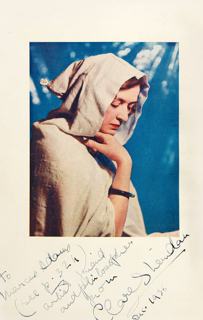 Inscribed presentation copy of Arab Interlude by Clare Sheridan, the copy of Marcus Adams, noted photographer of the time.