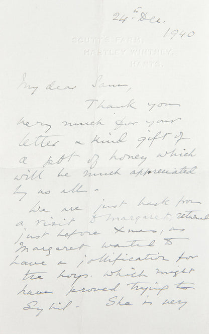 First edition of The Experiences of a Military Attaché in the Balkans by H. D. Napier, with signed letters by the author and another from the Balkan MOI during WWII.