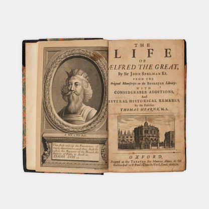 The first edition in English of Sir John Spelman's Life of Alfred the Great, the firt kign of England