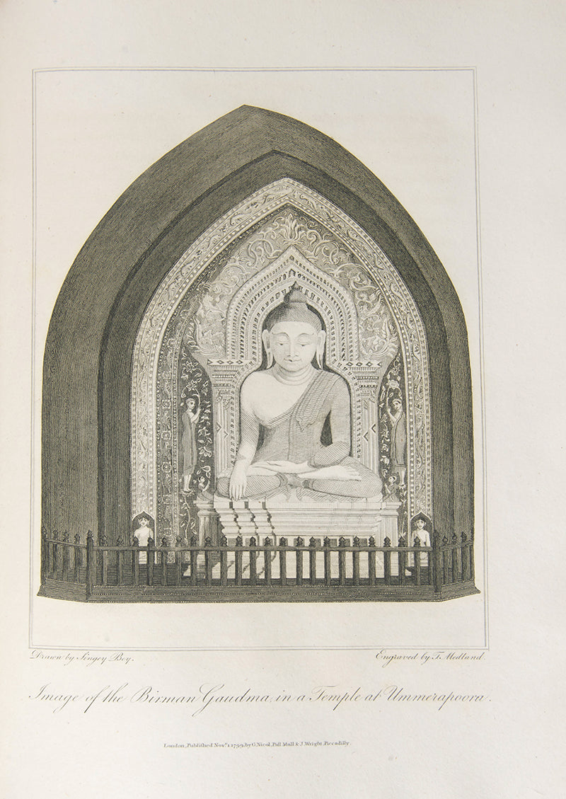 First edition of An Account of an Embassy to the Kingdom of Ava by Michael Symes, handsomely bound and clean copy of one of the earliest accounts of Burma.