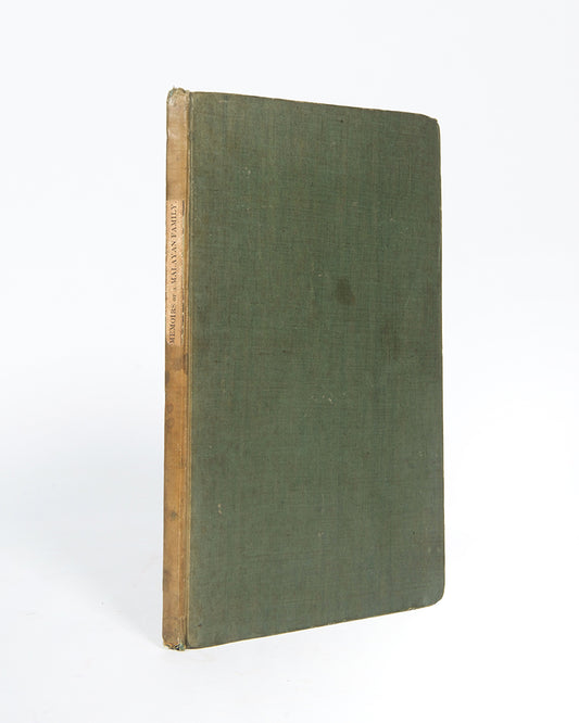 Sir Thomas Phillipps's copy of Memoirs of a Malayan Family by William Marsden, the first translation of this important Malaysian biography.