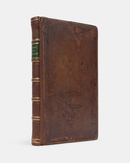A later printing of John Cowell's controversial dictionary of English legal terminology drawn from both common and civil law