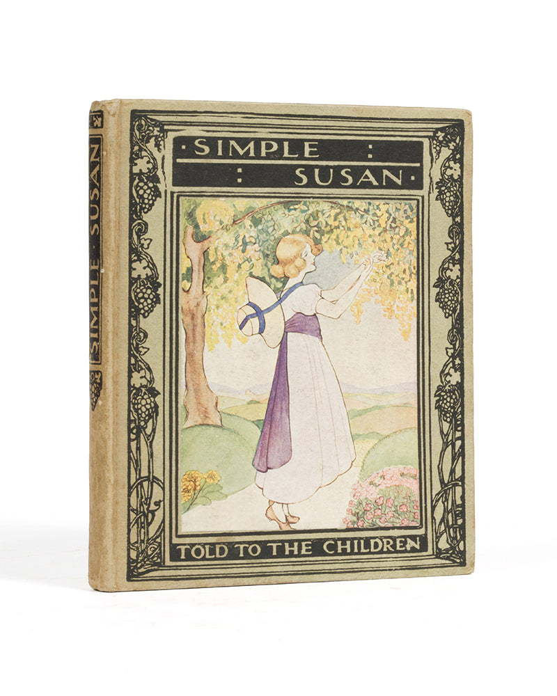 A wonderfully decorated copy of Simple Susan by Maria Edgeworth and illustrated by Olive Allen.